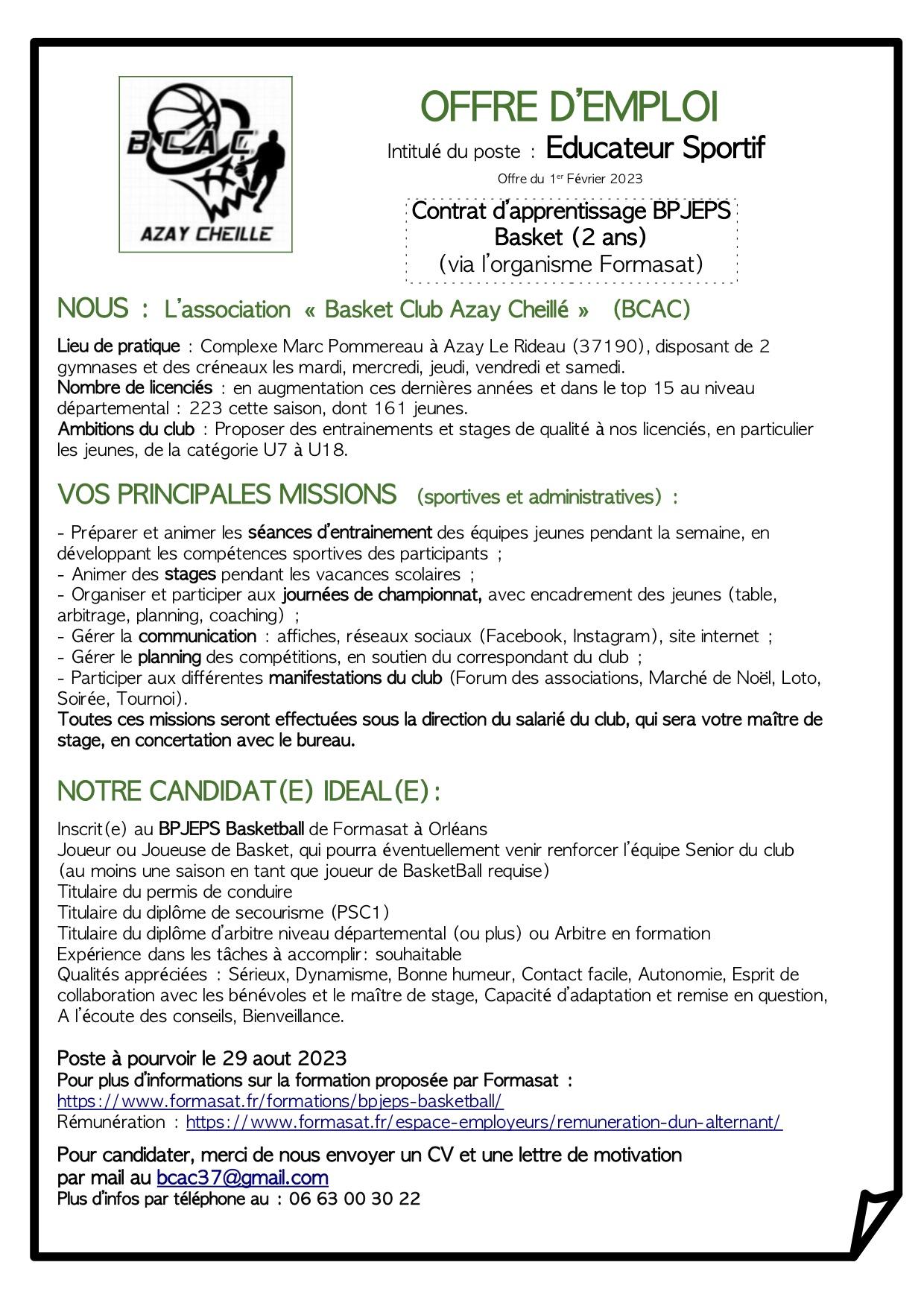 Offre emploi 1